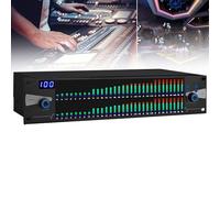 Graphic Equalizer, 31 Band Balanced Effect Controller, DJ Digital Mixer Processor with 10 Preset Effects and Low/Mid/Treble Independent Adjustment, Stage Enhanced Live Production
