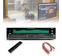 Graphic Equalizer 31-Band, Stereo Noise Reduction, Bluetooth 5.4, 12 Rhythm Patterns, Double 10-Segment Tuning for Recording Studio
