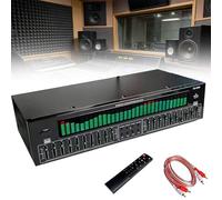 Graphic Equalizer Hifi,Dynamic Spectrum Display Equalizer,Bluetooth Connectivity, Noise Reduction, for Stage, Concert, Home & Recording Studio