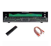 Graphic Equalizer with Bluetooth 5.4, 31-Band Spectrum Analyzer, Optical Coaxial Audio Decoding, Noise Reduction for Recording Studio and Home Karaoke