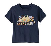Graphic Fitz Roy Superbloom Organic Cotton T-shirt Navy blue 6/12 months
