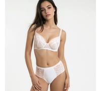 Graphic Full Cup Bra in Lace White