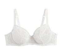 Graphic Full Cup Bra in Lace White
