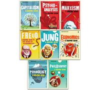Graphic Guide Introduction to Big Ideas 8 Books Collection Set (Introducing Freud, Psychology, Philosophy, Capitalism, Marxism, Economics, Jung, Psychoanalysis)