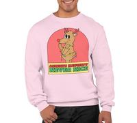 Graphic Impact Always Naughty Never Nice Cute Unisex Christmas Sweatshirt For Adults And Kids Funny Ugly Rude Novelty Xmas Jumper Festive Sweat(Pink, XXL)