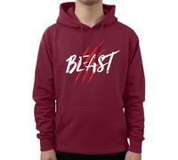 Graphic Impact Beauty and The Beast Matching Set for Him And Her Unisex Hoodie Novelty Design Gift Idea Wife Husband Girlfriend Boyfriend Love Valentines Day Couples Matching Hoodies(Wine,Beast,S)