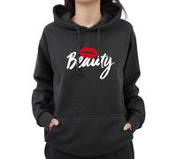 Graphic Impact Beauty and The Beast Matching Set for Him And Her Unisex Hoodie Novelty Design Gift Idea Wife Husband Girlfriend Boyfriend Love Valentines Day Couples Matching Hoodies(Black,Beauty,S)