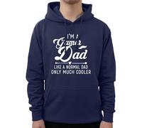 Graphic Impact Funny I Am A Gamer Dad Like A Normal Dad Only Much Cooler Sarcastic Gaming Freak Daddy Hood For Father Adults Unisex Hoodie(XXL, Navy)