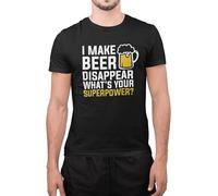 Graphic Impact Funny I Make Beer Disappear Drink Drunk Man Women Amazing T Shirt