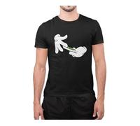 Graphic Impact Funny Mikey Hands Rolling Blunt Joint Pot Weed 420 Men’s Unisex T Shirt (Black, Medium)