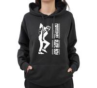 Graphic Impact Funny Original Rude Boy Rock Music Dance Hoodie (Large - Black)