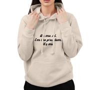 Graphic Impact I'm The Problem It's Me Slogan Hoodie Novelty Jumpers Personalised Hooded Sweater Unisex Gifts for Her or Him(M,Sand)