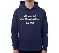 Graphic Impact I'm The Problem It's Me Slogan Hoodie Novelty Jumpers Personalised Hooded Sweater Unisex Gifts for Her or Him(M,Navy)