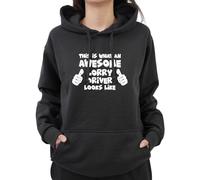 Graphic Impact Inspired Funny this is what an awesome Lorry Driver Looks like For Lorry Drivers Unisex Hoodie (Black, Medium)