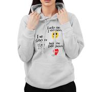 Graphic Impact Ltd Inspired Lucky Me I See Ghost Hip Hop Rap Music Lovers Lyrics Quote Novelty Hood For Kids Teen Adults Unisex Hoodie