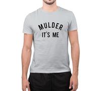 Graphic Impact Mulder’s It’s Me T-Shirt in Grey for Women X Files Shirt T-Shirt for Mulder (Grey, Small)