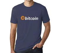 Graphic Men's Bitcoin Support T-Shirt BTC Tee Crypto Traders Gift Idea Denim