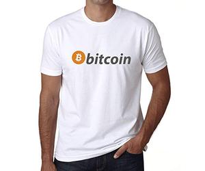 Graphic Men's Bitcoin Support T-Shirt HODL BTC Tee Crypto Traders Gift Idea White (XL, White)