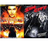 Graphic Novel Series - Alan Moore's V for Vendetta & Frank Miller's Sin City 2-DVD Bundle