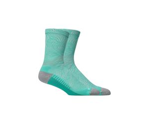 Graphic patterned knee-high socks Asics Fujitrail Vert 47/49