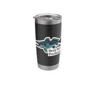 Graphic Predator Fish Ocean Hunter Marine Ancient Monster Stainless Steel Insulated Tumbler