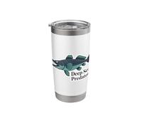 Graphic Predator Fish Ocean Hunter Marine Ancient Monster Stainless Steel Insulated Tumbler