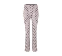 Graphic Print Elastic Scubajersey Trousers - female - Marc Cain - Wide Trousers - Pink - M - Trousers M