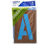 Graphic Products Cardboard Stencil-It Reusable Lettering Set-8-inch