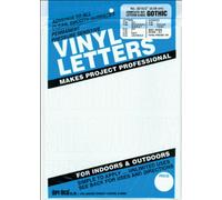 Graphic Products Permanent Adhesive Vinyl Letters & Numbers 2" 167/Pkg-White