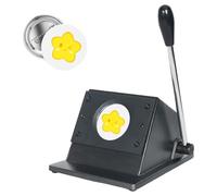 Graphic Punch Die Cutter, 25mm 70mm Manual Round Badge Button Maker Heavy Duty Circle Paper Punch Cutter for 25mm 32mm 58mm 75mm Buttons (58mm)