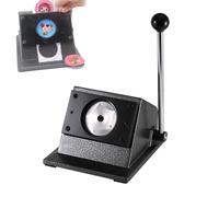 Graphic Punch Die Cutter, Manual Circle Button Paper Cutter for Precise Making 25mm/32mm/44mm Buttons, for DIY Button Paper Making, Scrapbooking, Card Making, and Craft Projects