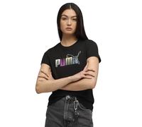 Graphic Stacked Tee Puma Black