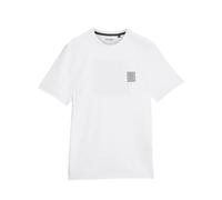 Graphic t-shirt with rubber logo Lyle & Scott Blanc 2XL