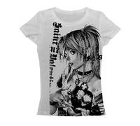 Graphic Tees Y2k Baby Tee Teens 2000s Vintage T Shirts Emo Grunge Printed Summer Crop Tops 2024, White, S