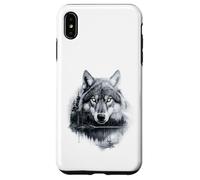 Graphic Wolf on the Hunt - Forest Wildlife Nature Tee Case for iPhone XS Max