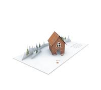 Graphic Workshop, Pretty Pop-Up Card, Three-Dimensional, Christmas, Merry Christmas