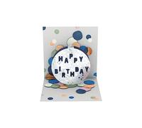 Graphic Workshop, Pretty Pop-Up Card, Three-Dimensional, Happy Birthday
