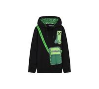Graphic Zip Up Hoodie Minecraft Black 13-14 Years