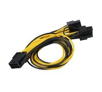Graphics Adapter Cable Easy to Install Power Cord, One to Two Design for Organized Computer Interior, Suitable for All Types of Power Supplies and Graphics Cards