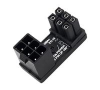 Graphics Card Adapter for Laptop | 6/8 Pin Adapter Connector - 180 Degree Angled Adapter Steering Connector Board, GPU Adapter for Desktop PC Graphics Card