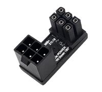 Graphics Card Adapter for Laptop,6/8 Pin Connector Adapter - 180 Degree Angled Adapter Steering Connector Board, GPU Adapter for Desktop PC Graphics Card