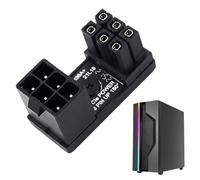 Graphics Card Adapter for Laptop | Adapter 6/8 Pin Connector,180 Degree Angled Adapter Steering Connector Board, GPU Adapter for Desktop PC Graphics Card