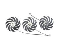 Graphics Card Fan PLD09210B12HH PLD09210S12HH DC12V 0.40A 4Pin ， Compatible For MSI ，GeForce ，RTX 3070 RTX 3080 RTX 3090 SUPRIM X(SET 3PCS)