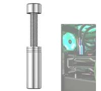 Graphics Card Support Stand - Adjustable GPU Holder, Metal Brace Arm, Black Tempered Post | Telescopic Aluminum Alloy Frame Stabilizing Desktop, Housing, Cabinets, Rigs, Setups, Stations, Towers