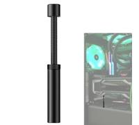 Graphics Card Support Stand - Adjustable GPU Holder, Metal Brace Arm, Black Tempered Post | Telescopic Aluminum Alloy Frame Stabilizing Desktop, Housing, Cabinets, Rigs, Setups, Stations, Towers