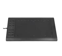 Graphics Drawing Tablet, 5080 LPI Ultra Thin 8192 Levels Pressure Sensitivity Digital Art Tablet High Sensitivity for Desktop for Mobile Phone for Laptop (Black)