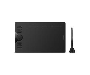 Graphics Drawing Tablet HUION Upgraded HS610 Tilt Function Battery-free Stylus with 1 Finger Touch Ring Phone Connectivity OS Android 6.0 Supported