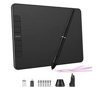 Graphics Drawing Tablet, VEIKK VK640 6 × 4 Inch Digital Drawing Pad with Battery-Free Pen 6 Shortcut Keys Tilt Function 8192 Levels Electronic Writing Pad for Laptop PC for Android OS Windows MAC