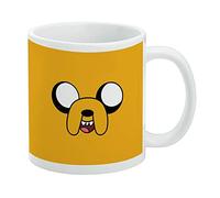 GRAPHICS & MORE Adventure Time Jake Head Ceramic Coffee Mug, Novelty Gift Mugs for Coffee, Tea and Hot Drinks, 11oz, White