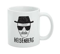 GRAPHICS & MORE Breaking Bad Classic Heisenberg Ceramic Coffee Mug, Novelty Gift Mugs for Coffee, Tea and Hot Drinks, 11oz, White